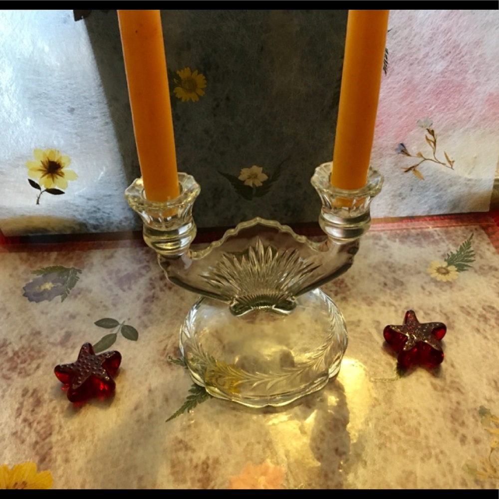 Vintage Candle Stick with beautiful details
